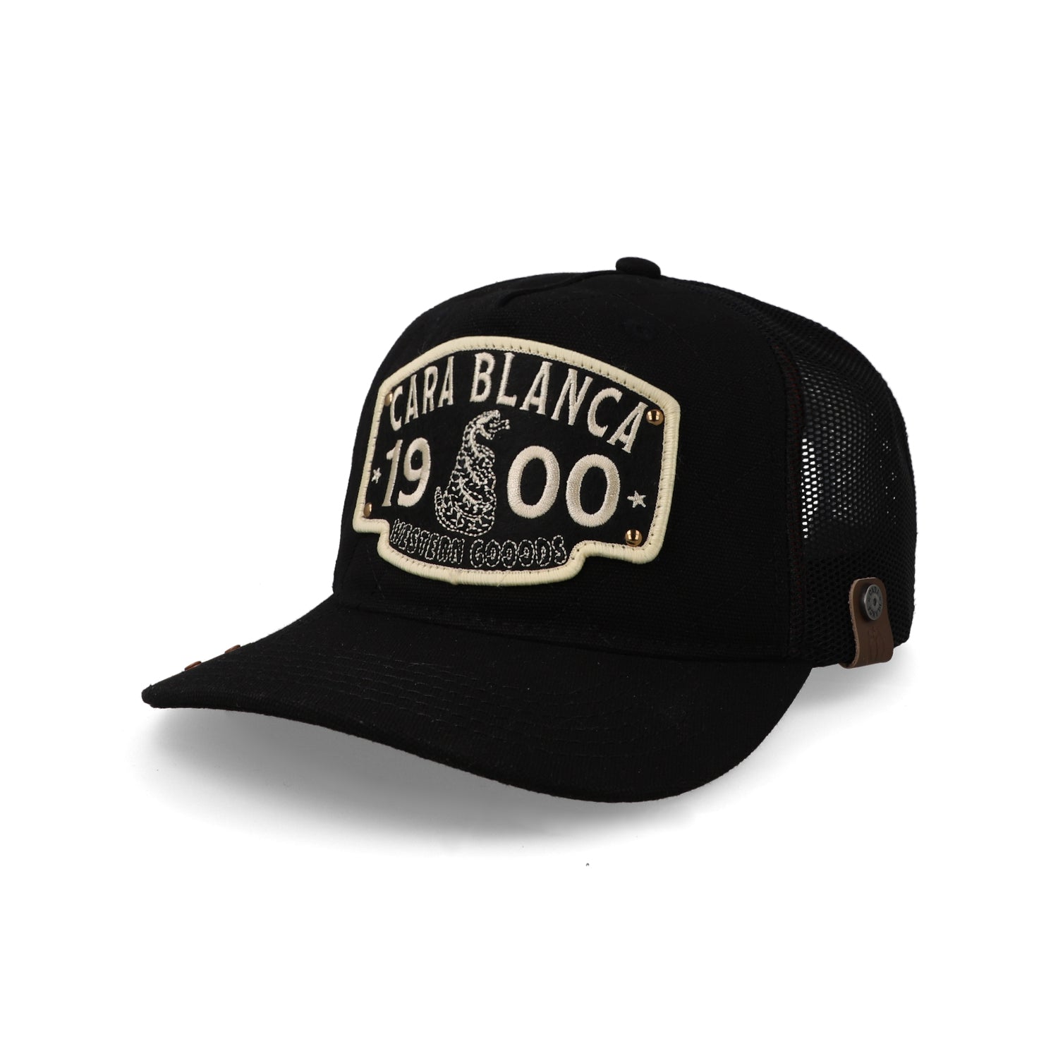 Gorra Cara Blanca Cattleman Workman Negra