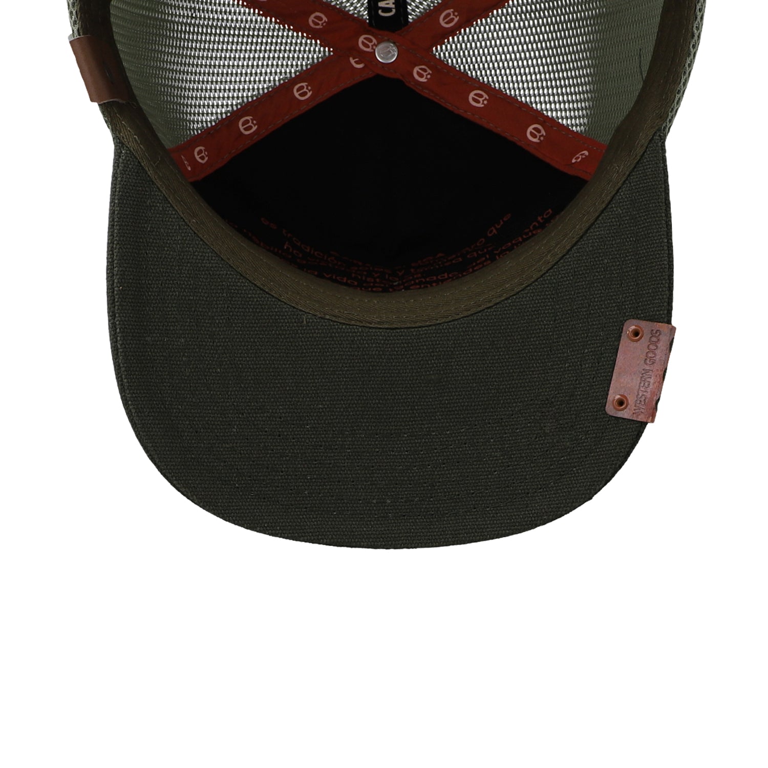 Gorra Cara Blanca Cattleman Scorpion Verde