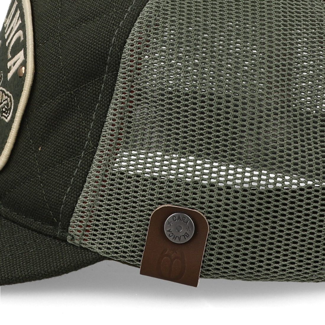 Gorra Cara Blanca Cattleman Scorpion Verde