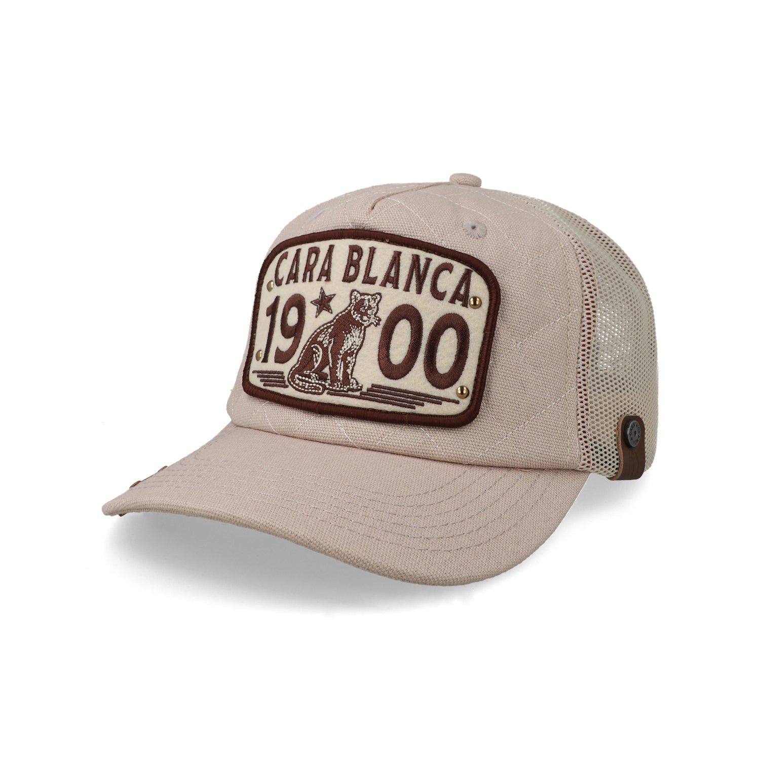 Gorra Cara Blanca Cattleman Puma Beige