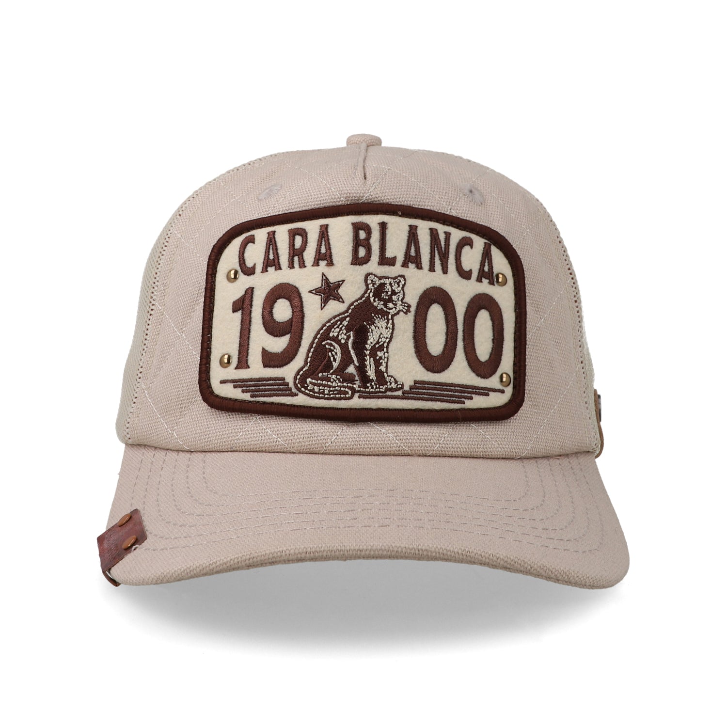 Gorra Cara Blanca Cattleman Puma Beige