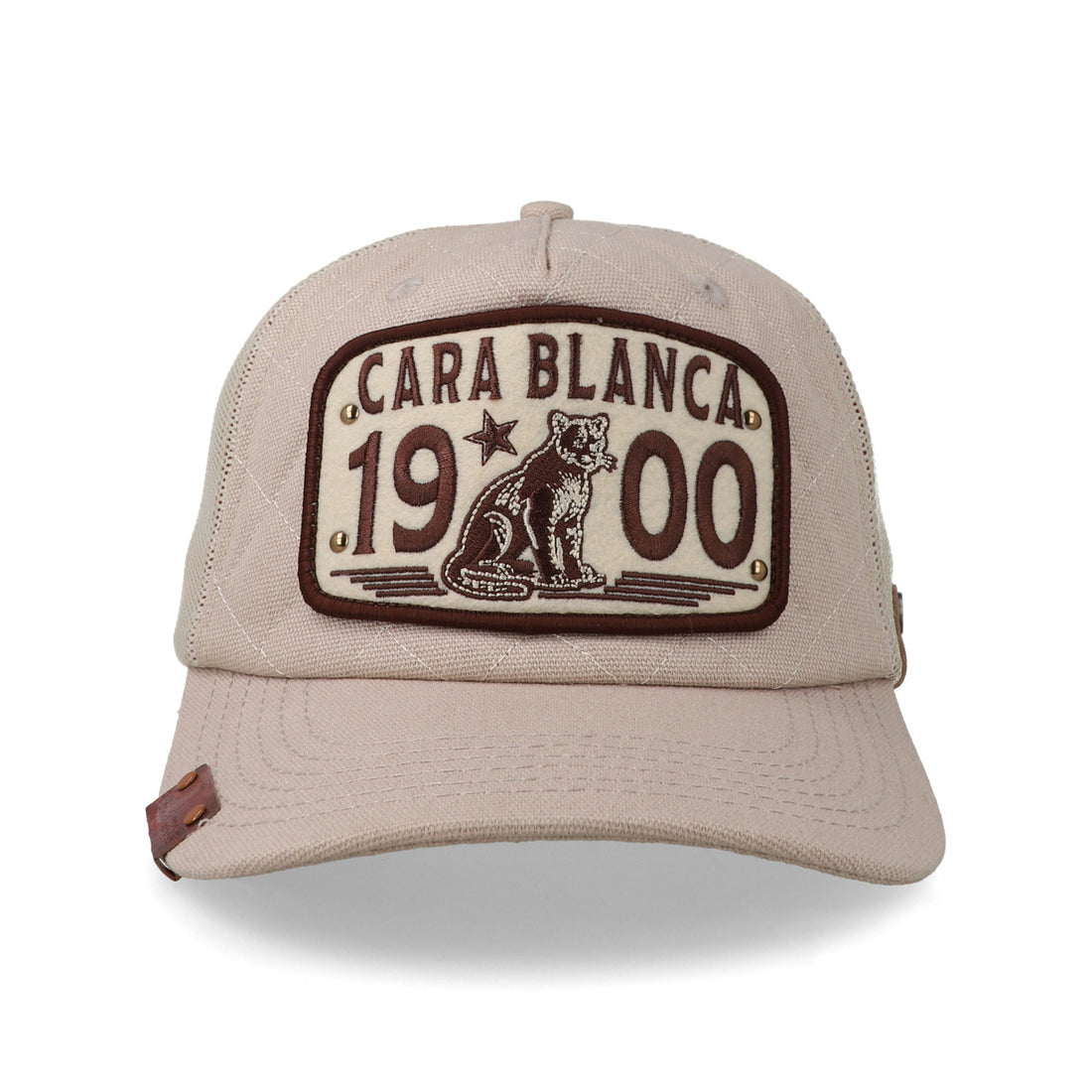 Gorra Cara Blanca Cattleman Puma Beige