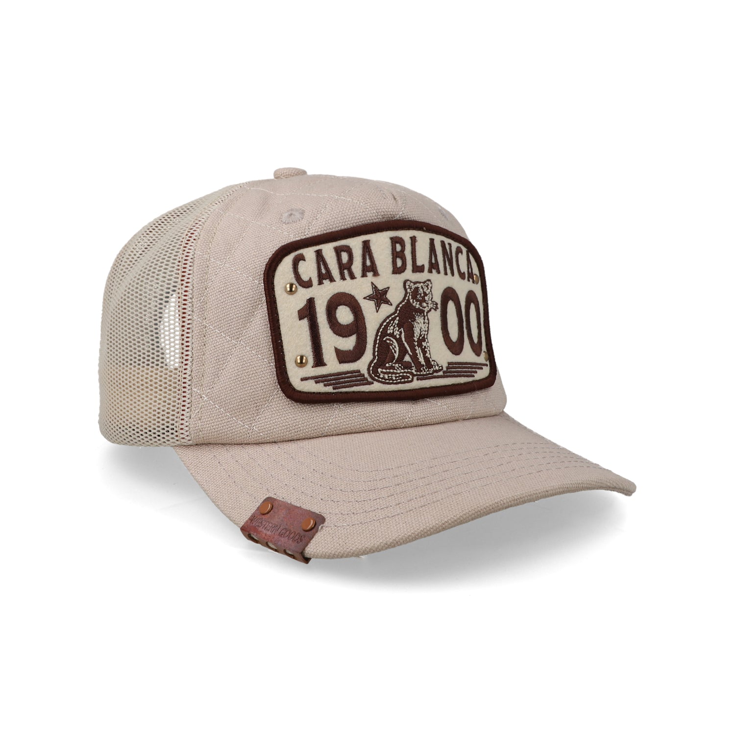 Gorra Cara Blanca Cattleman Puma Beige