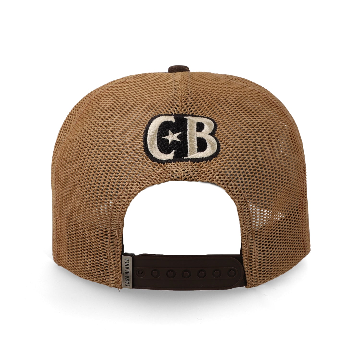 Gorra Cara Blanca Cattleman Bear Hardwork Café