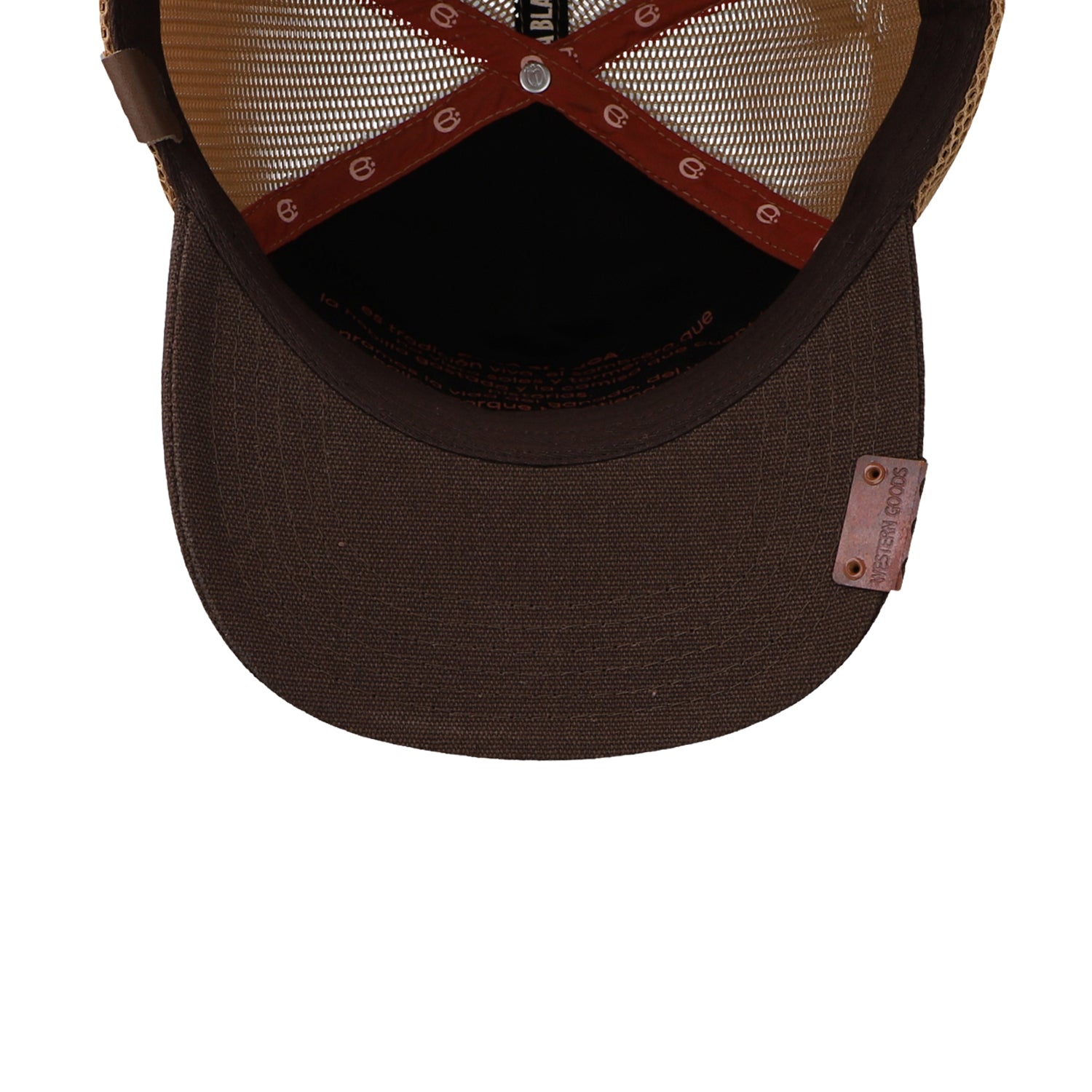 Gorra Cara Blanca Cattleman Bear Hardwork Café