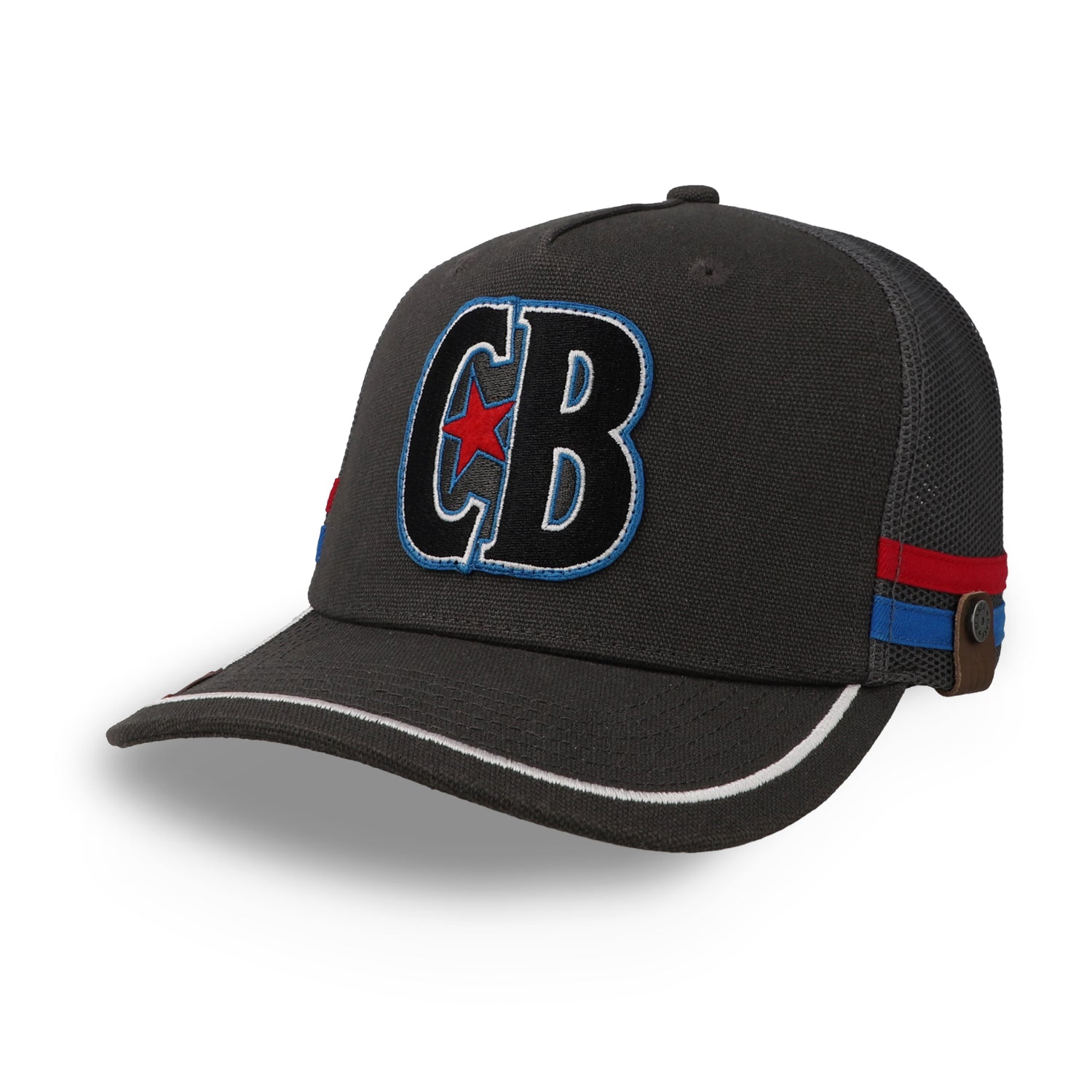 Gorra Cara Blanca Double Line Hereford Gris