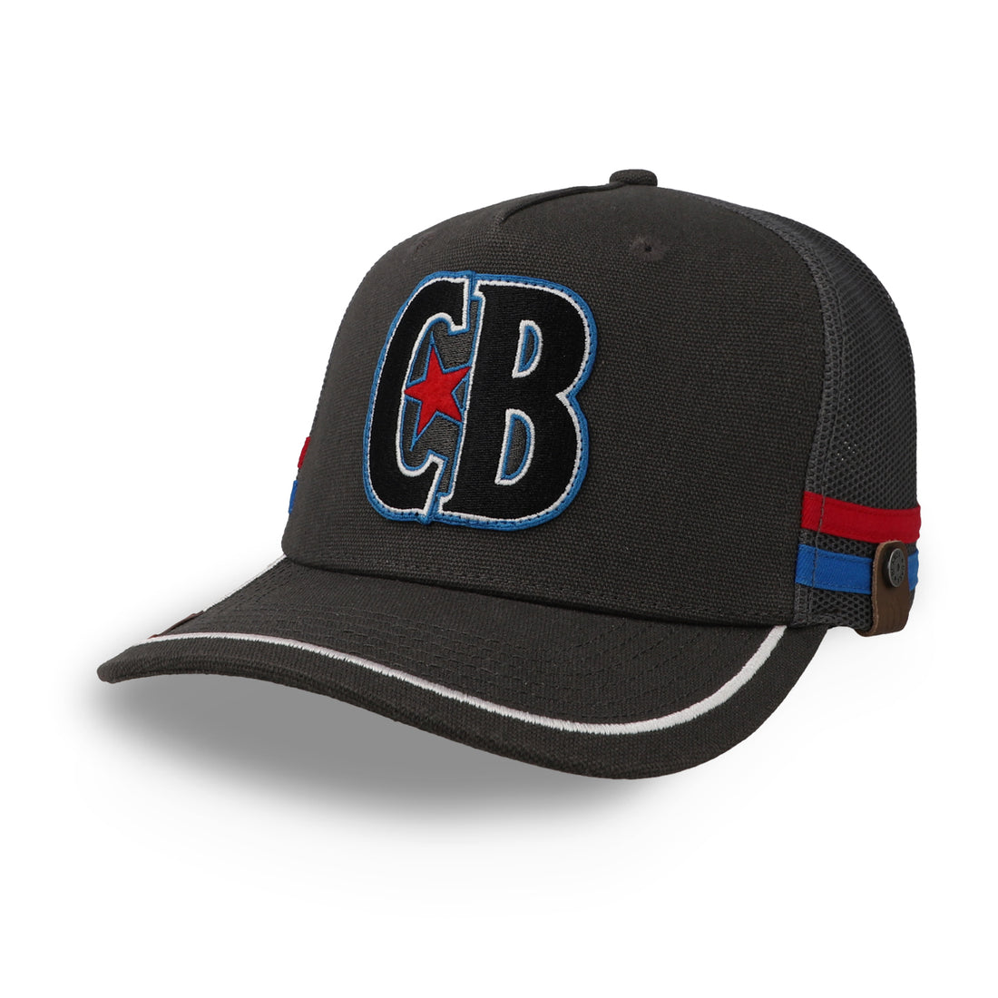 Gorra Cara Blanca Double Line Hereford Gris