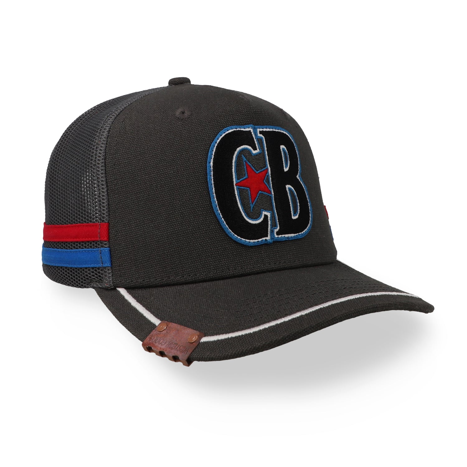 Gorra Cara Blanca Double Line Hereford Gris