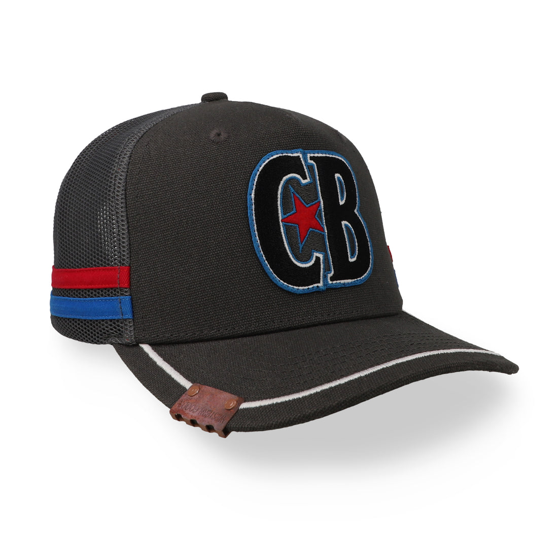 Gorra Cara Blanca Double Line Hereford Gris