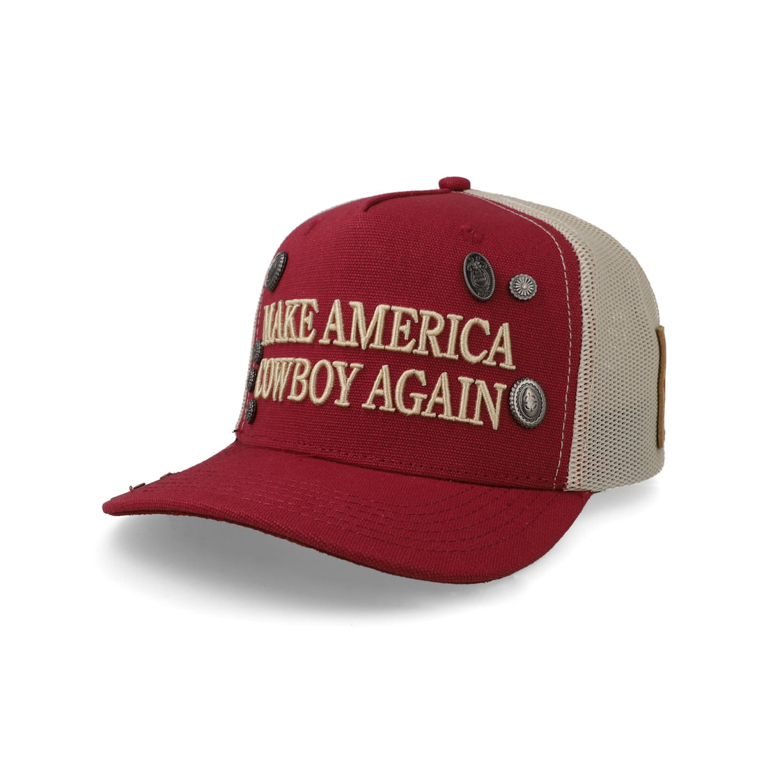 Gorra Cara Blanca Maca Roja