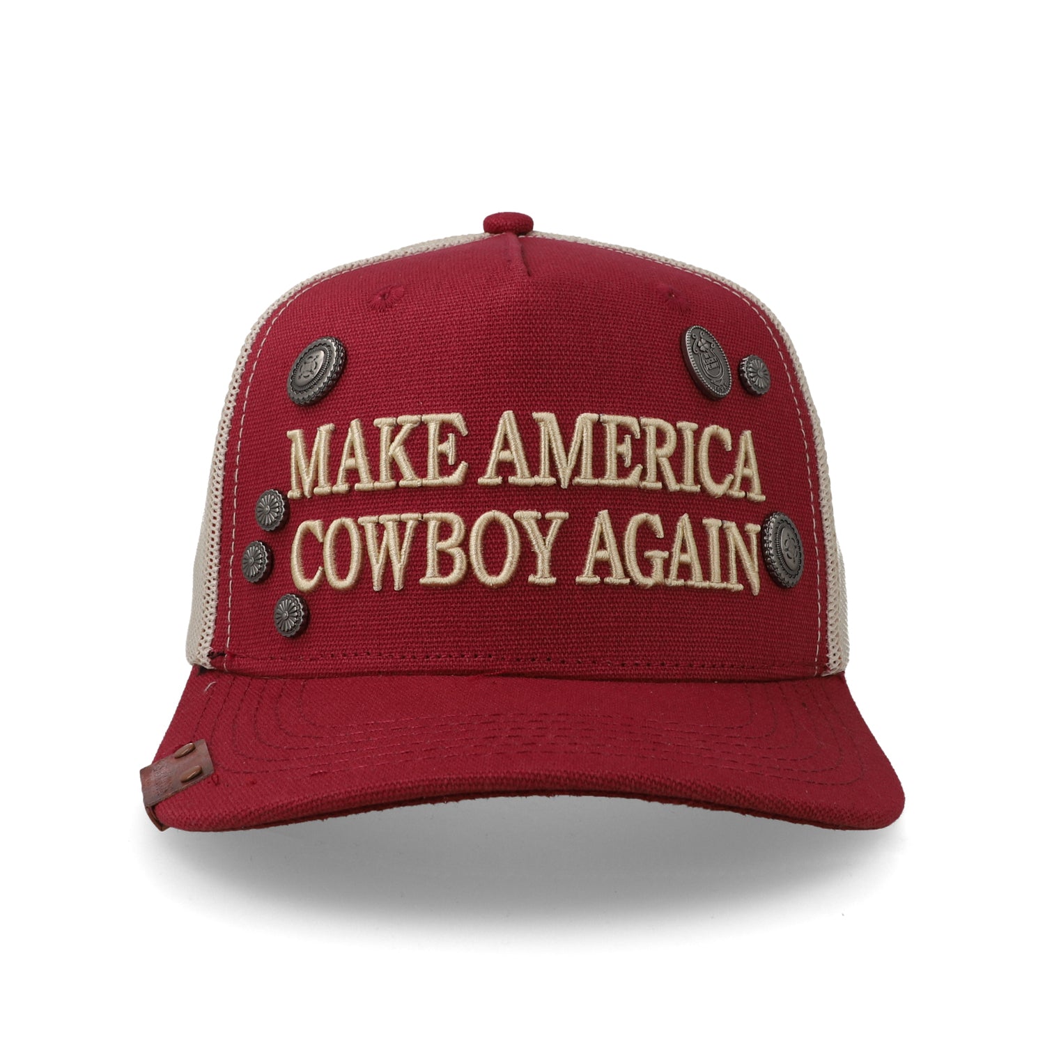 Gorra Cara Blanca Maca Roja