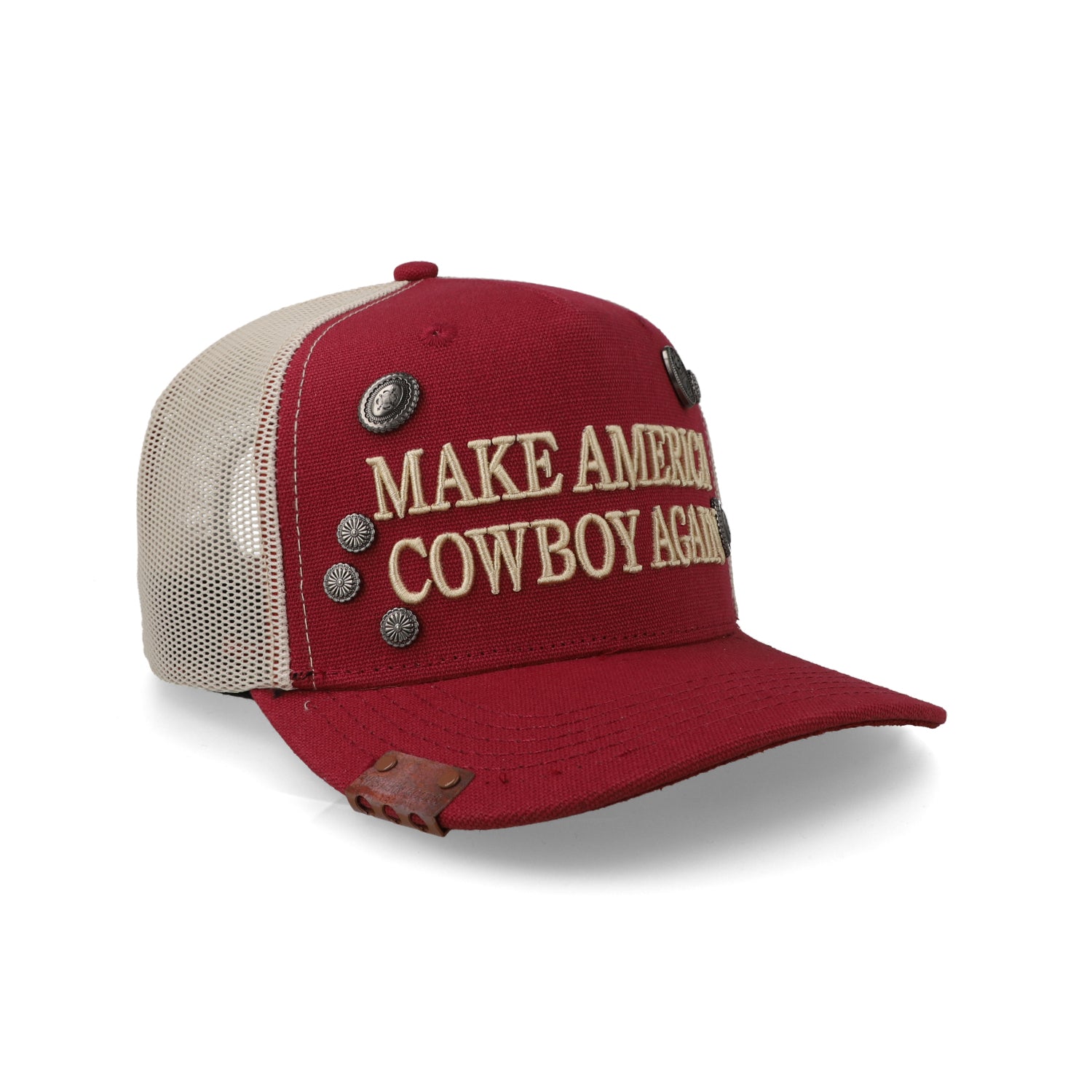Gorra Cara Blanca Maca Roja