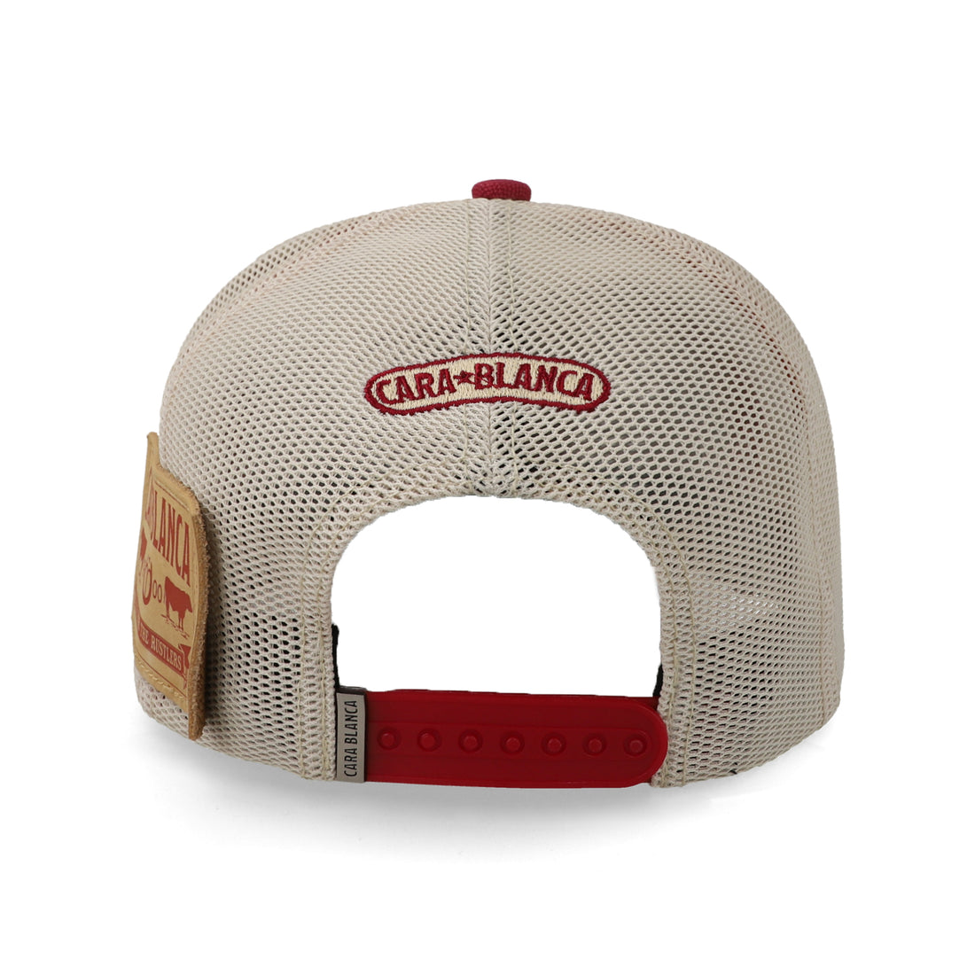 Gorra Cara Blanca Maca Roja