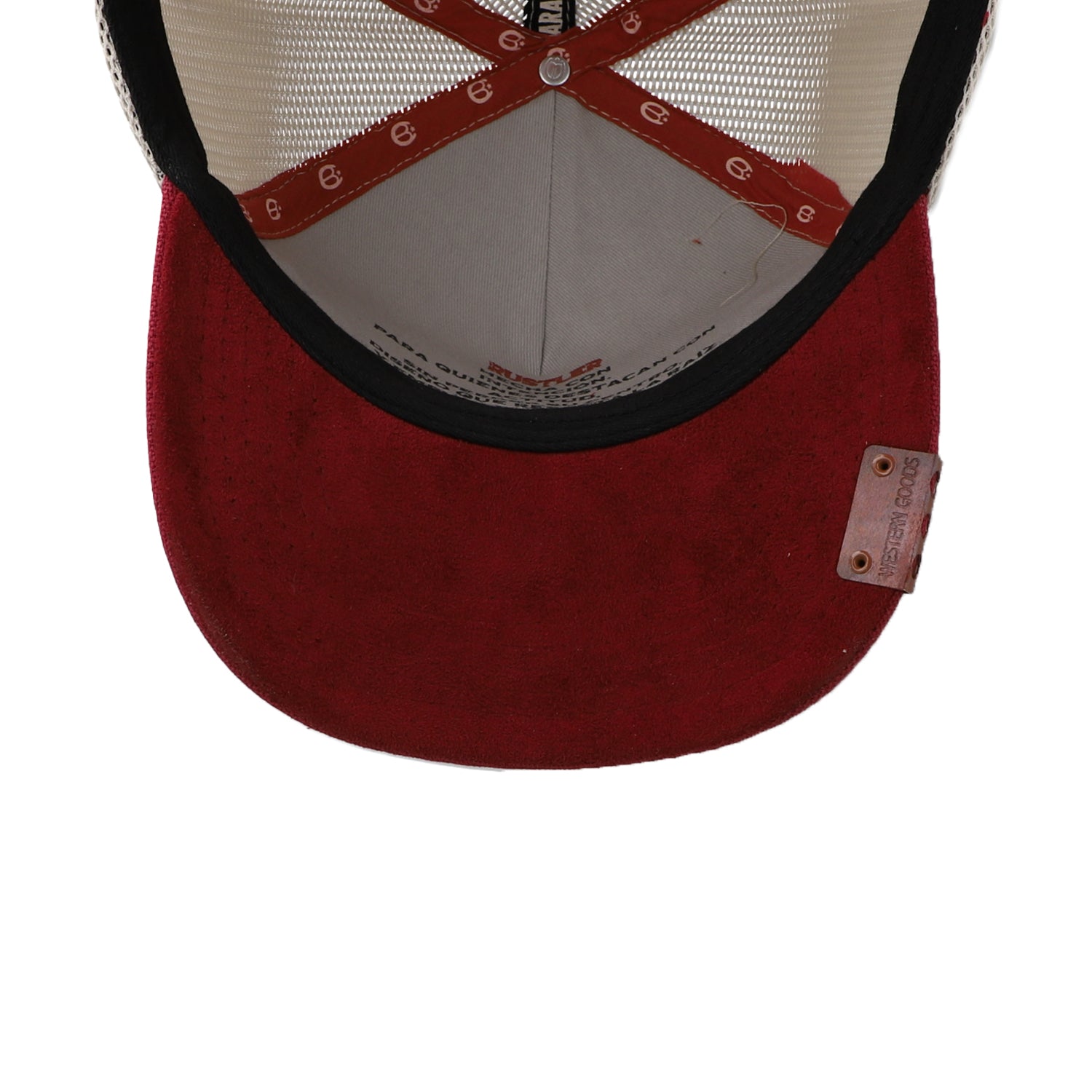Gorra Cara Blanca Maca Roja