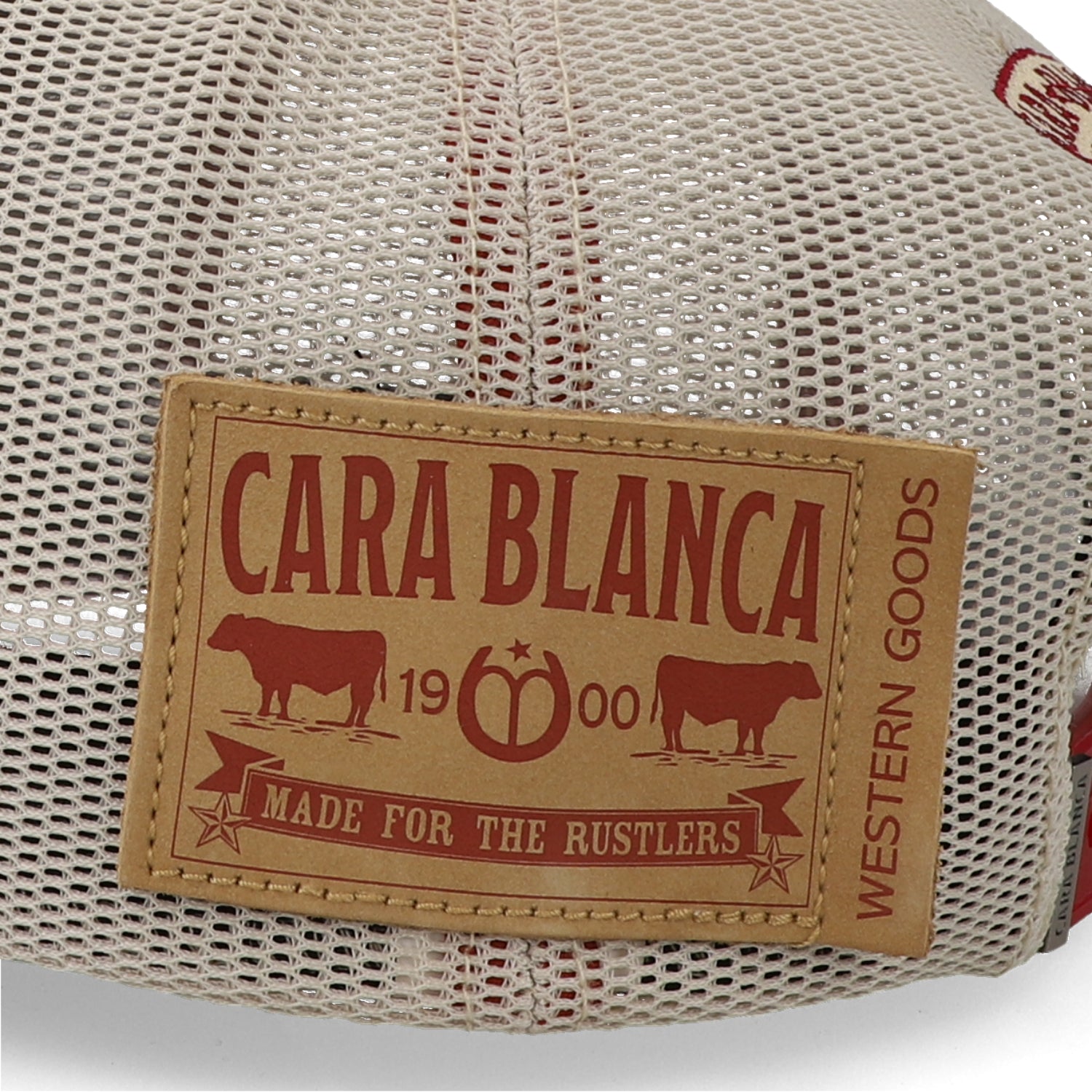 Gorra Cara Blanca Maca Roja