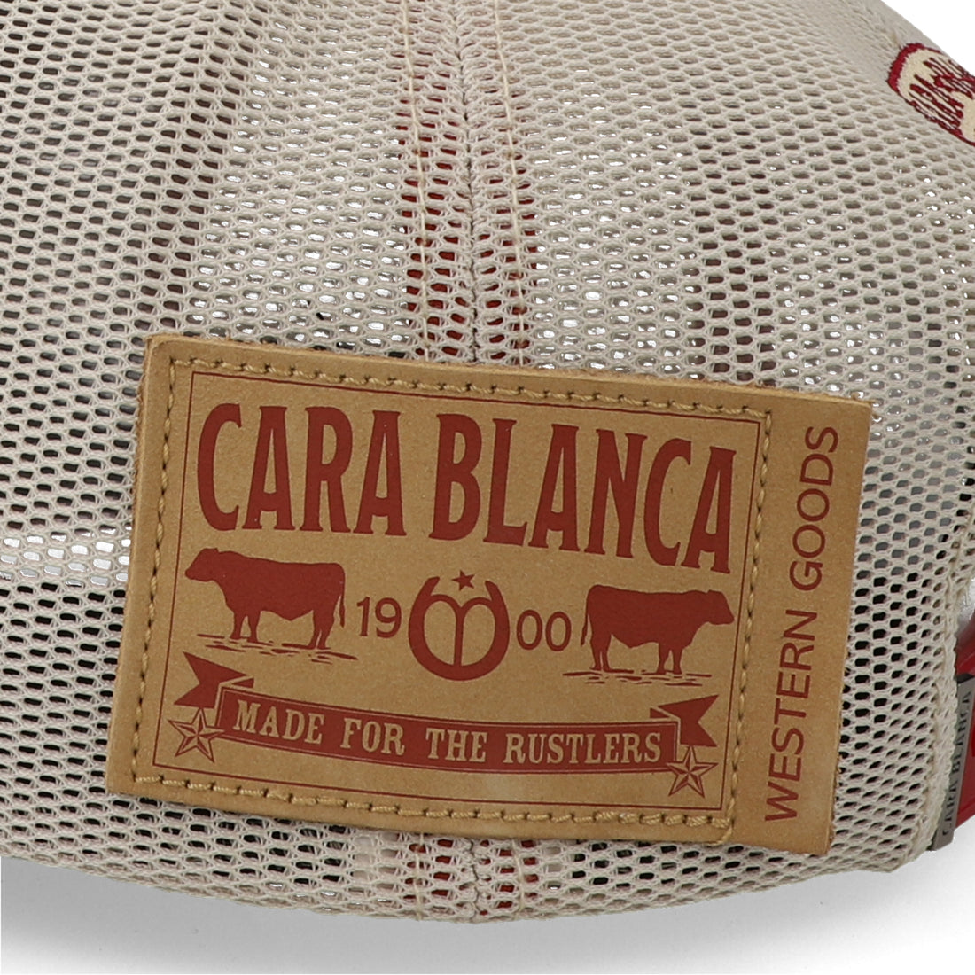 Gorra Cara Blanca Maca Roja