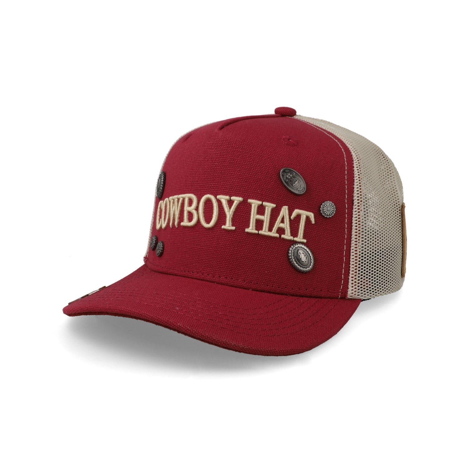 Gorra Cara Blanca Cowboy Hat Roja