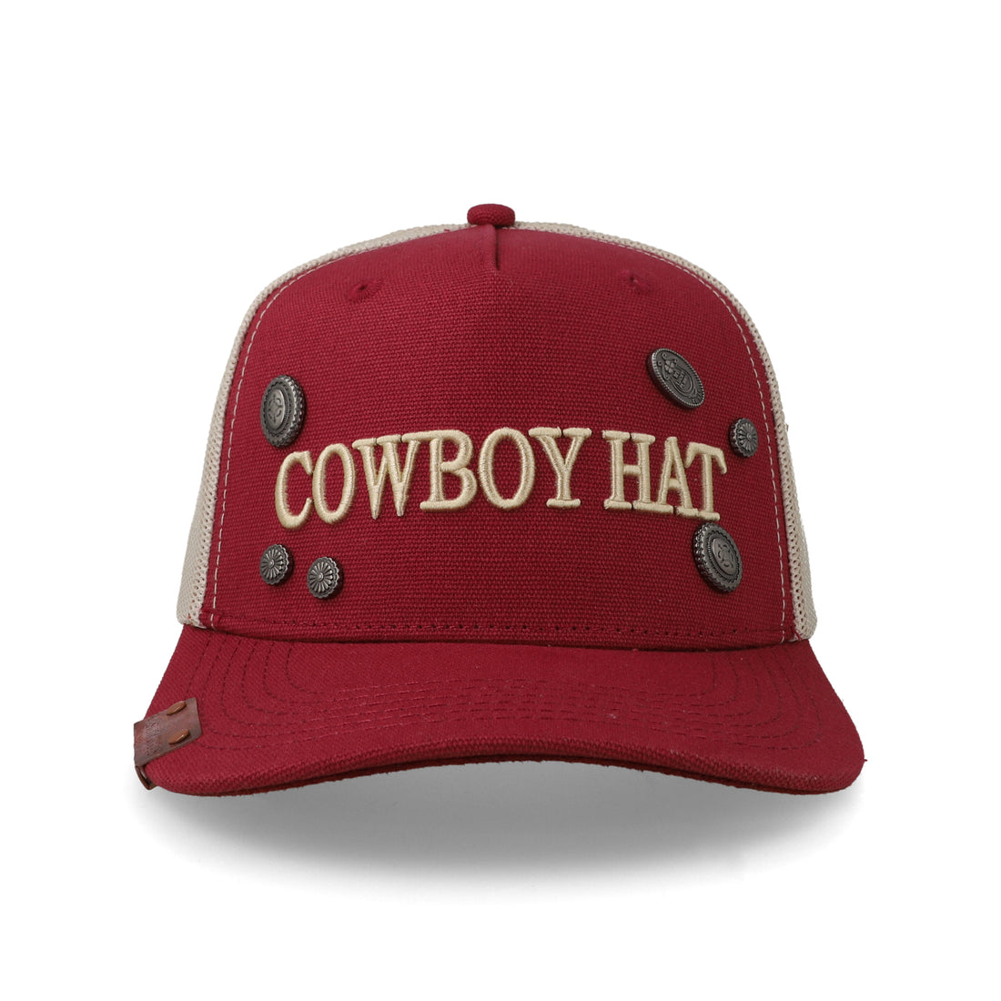 Gorra Cara Blanca Cowboy Hat Roja