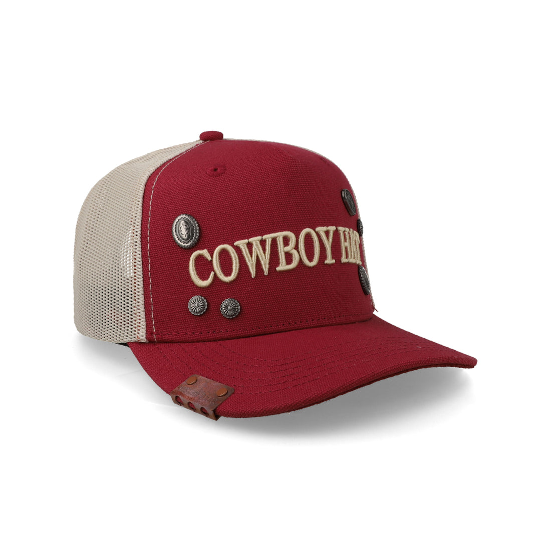 Gorra Cara Blanca Cowboy Hat Roja